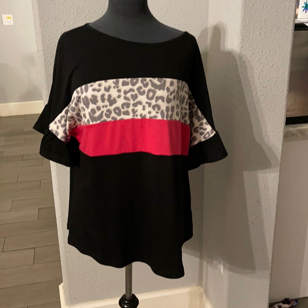 Boutique Color Block Top